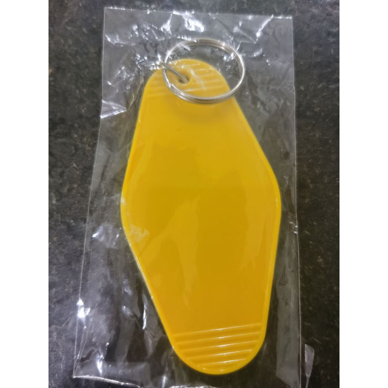 Wholesale Plastic Luggage Tag Retro Motel Number Tag Diamond Hotel Room Card Keychain